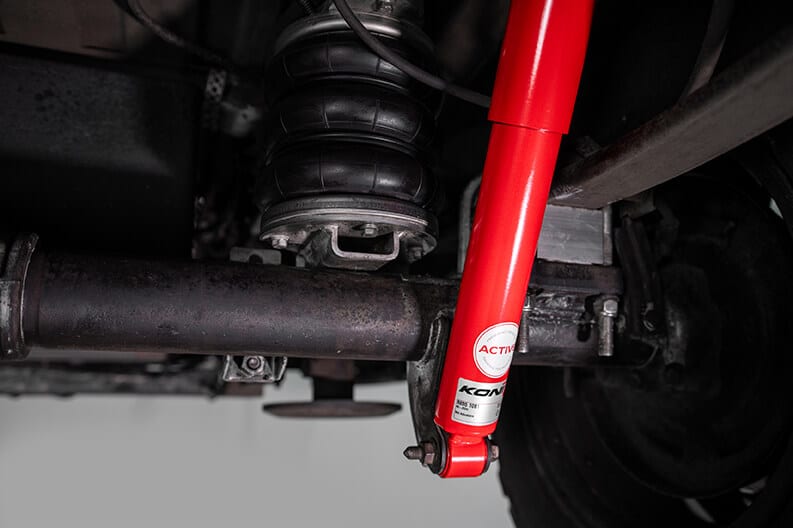 KONI Special ACTIVE Shock Absorbers mounted on a vehicle